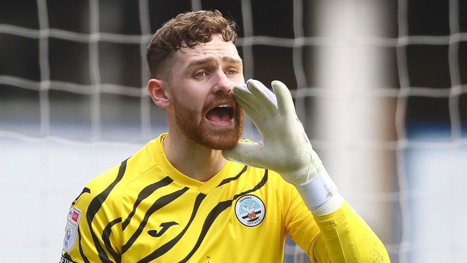 Andy Fisher shouting instructions