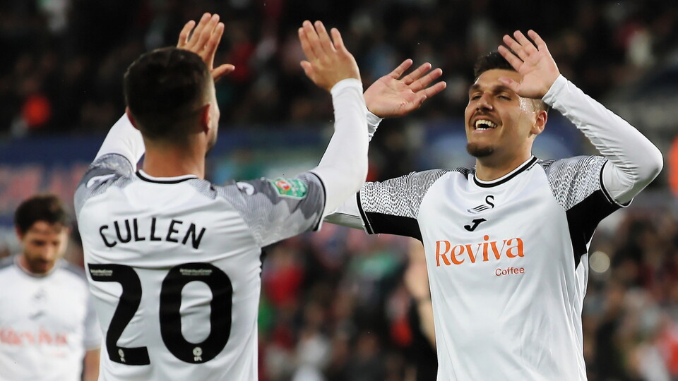 Joel Piroe and Liam Cullen Celebrate