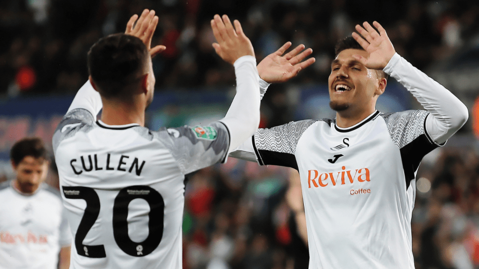 Joel Piroe and Liam Cullen Celebrate