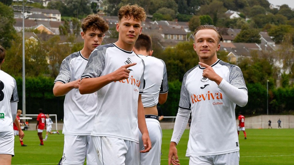 Rohan Davies and Tom Woodward celebrate