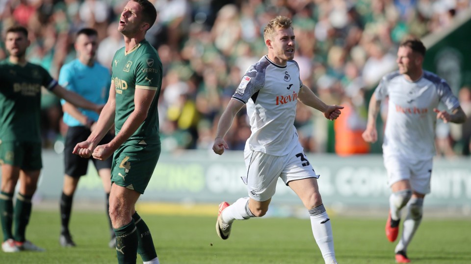 Ollie Cooper celebration