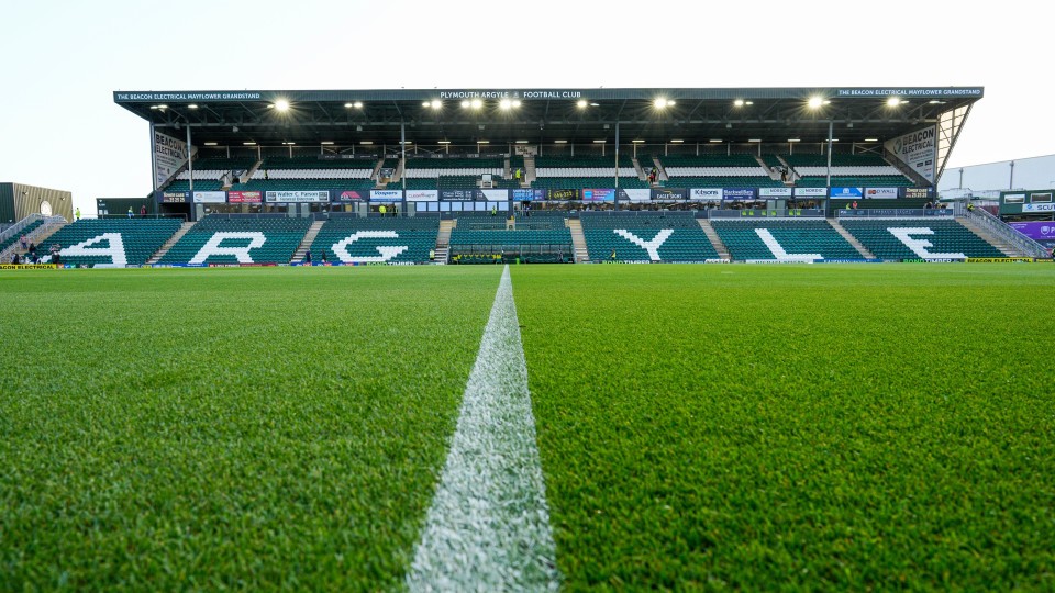 Home Park - new stand