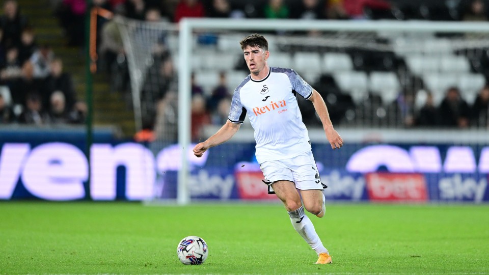 Josh Key with the ball 