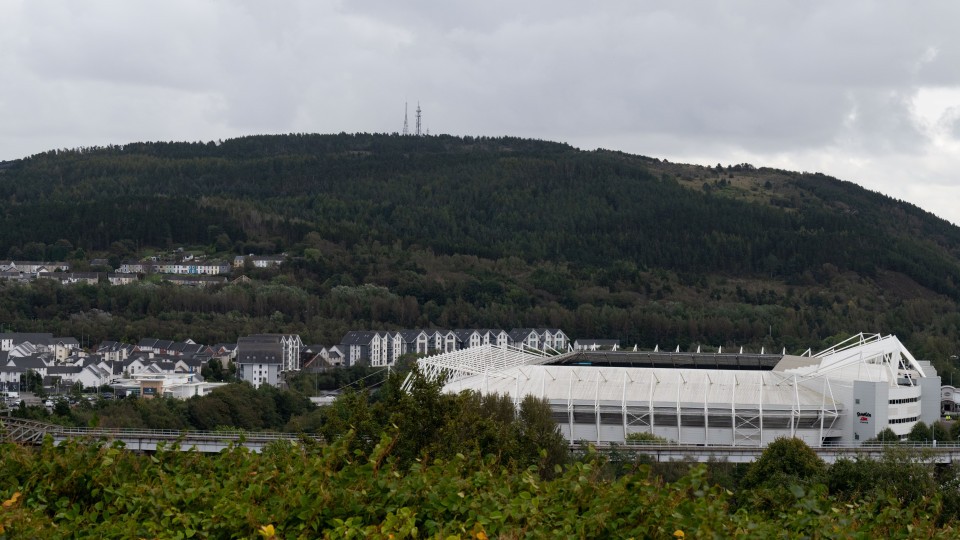Swansea.com Stadium in the surroundings