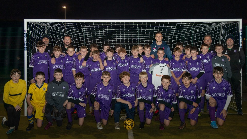 Mykola Kuharevich at Waunarlwydd Galaxy