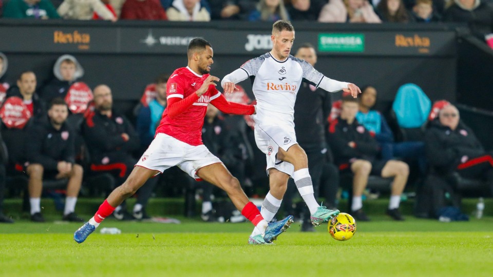 Jerry Yates against Morecambe