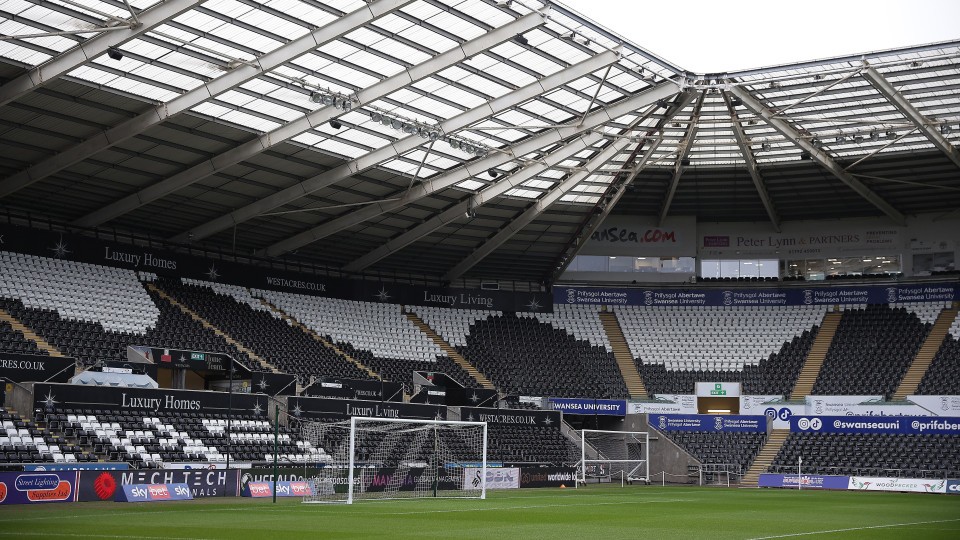 A general view of the Swansea.com Stadium 