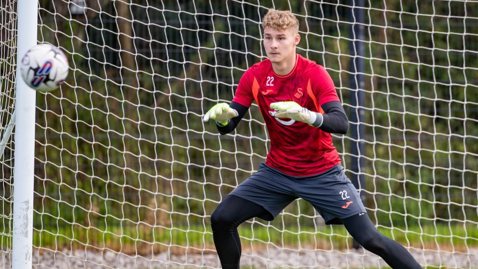 Carl Rushworth in training