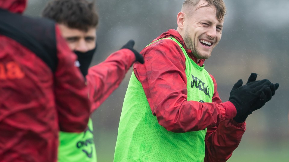 Harry Darling training