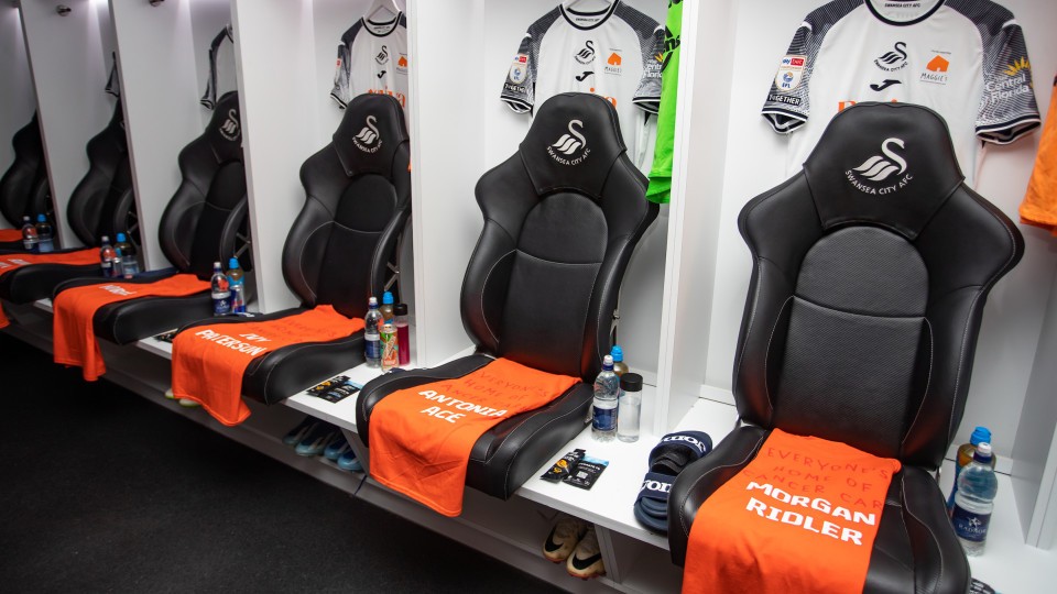 Maggie's warm-up shirts