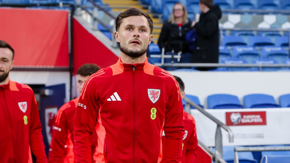 Liam Cullen at Wales