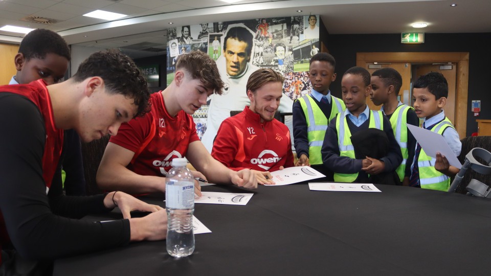 Rohan Davies, Sam Seager and Osian Williams 