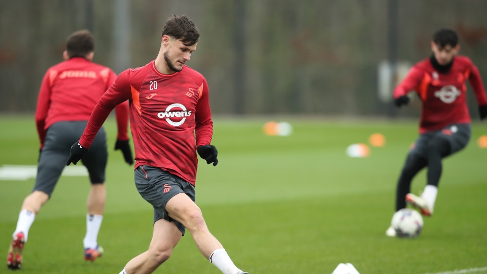 Liam Cullen training