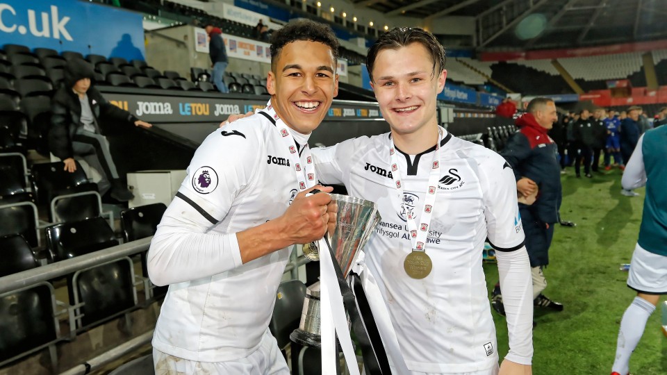 Ben Cabango and Liam Cullen U19s