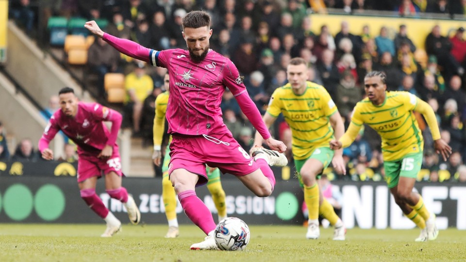 Matt Grimes penalty Norwich