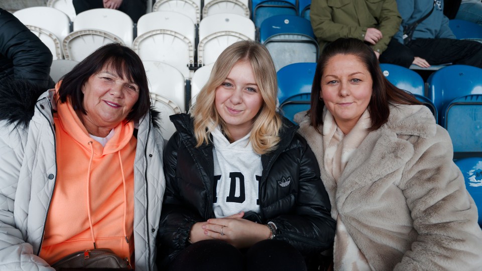 Fans at Huddersfield Town away 