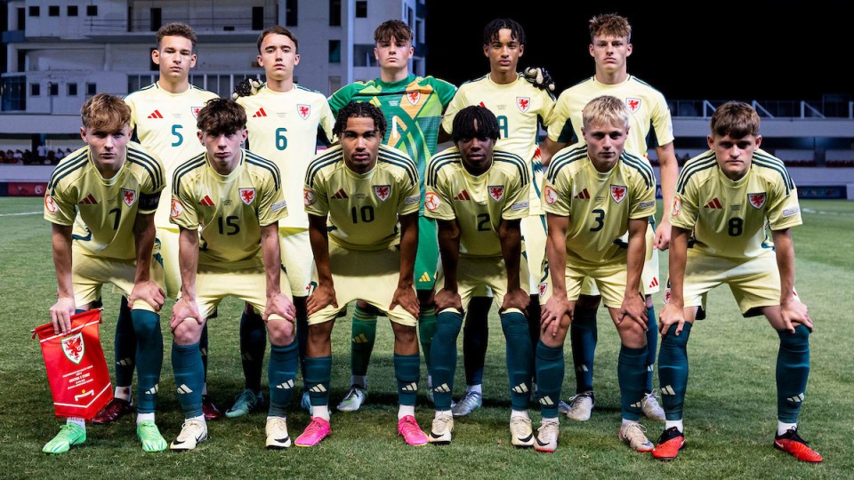 Wales U17s Team Photo