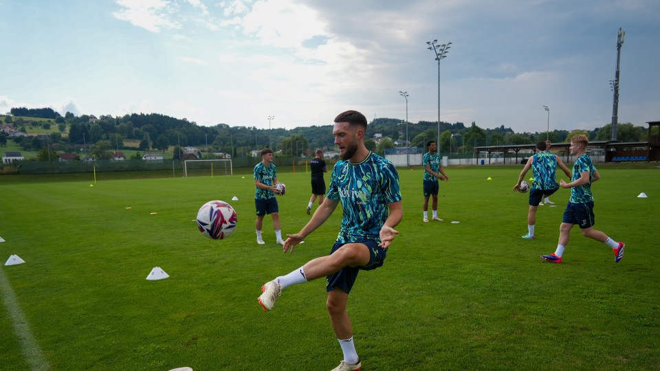 Matt Grimes training in Austria