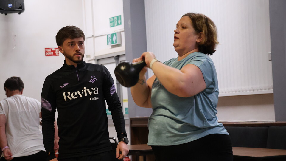 Izzy James during a FIT Jacks session