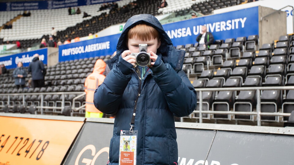Junior photographer Rhys