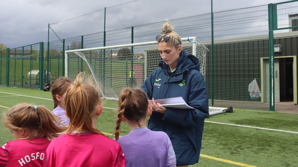 Emily Thomas at Soccer Camp
