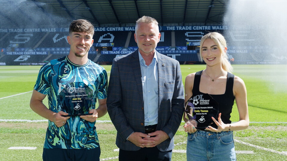PFA Community Champions Josh Key and Emily Thomas