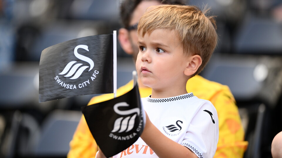 Swansea City young supporters