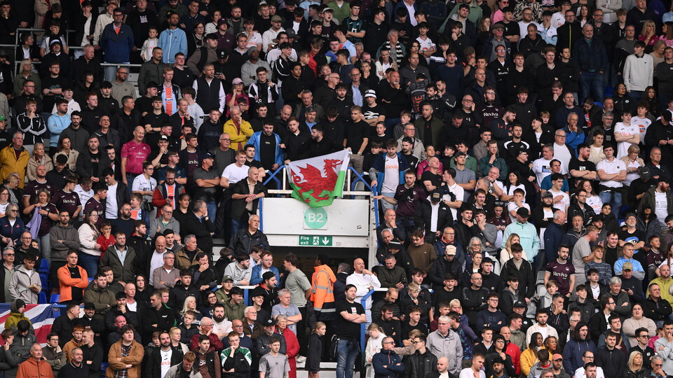 Swans fans at Birmingham