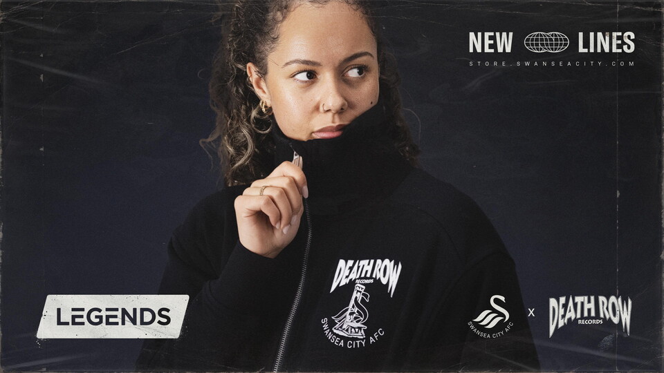 Black half zip Deathrow x Legends