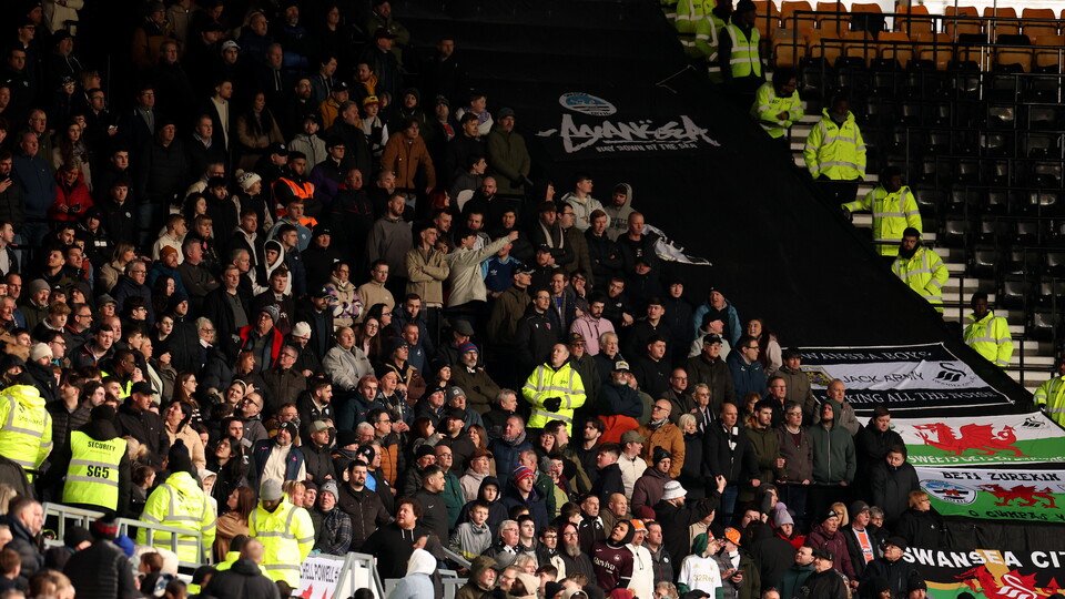 Fans at Derby