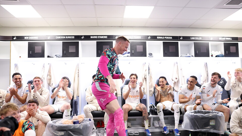 Paul Farman dressing room