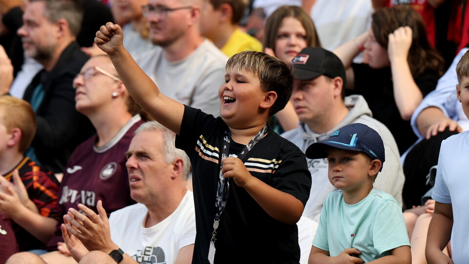 Swansea City supporters 