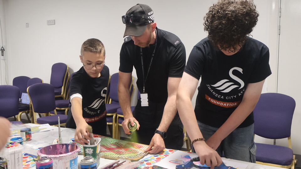 Foundation Kicks Participants take part in workshop