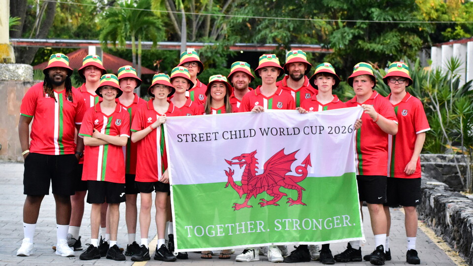 Team Wales at the Street Child World Cup