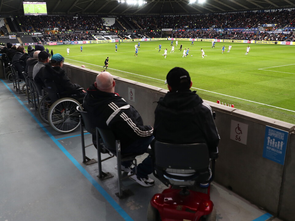 Wheelchair bays Swanseacom Stadium
