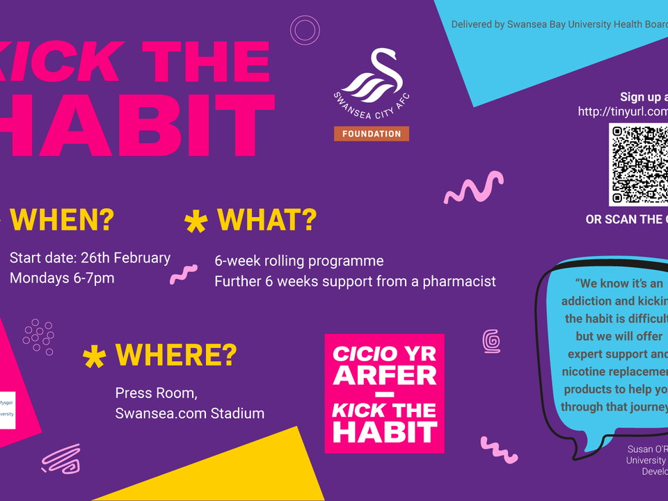 Kick the habit poster