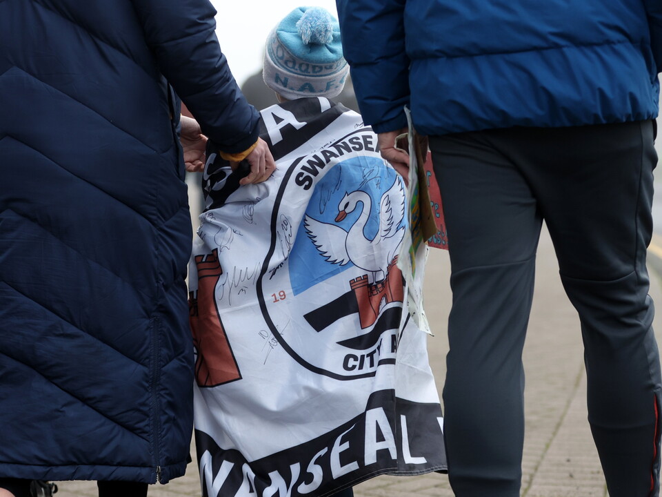 Swansea City supporters 