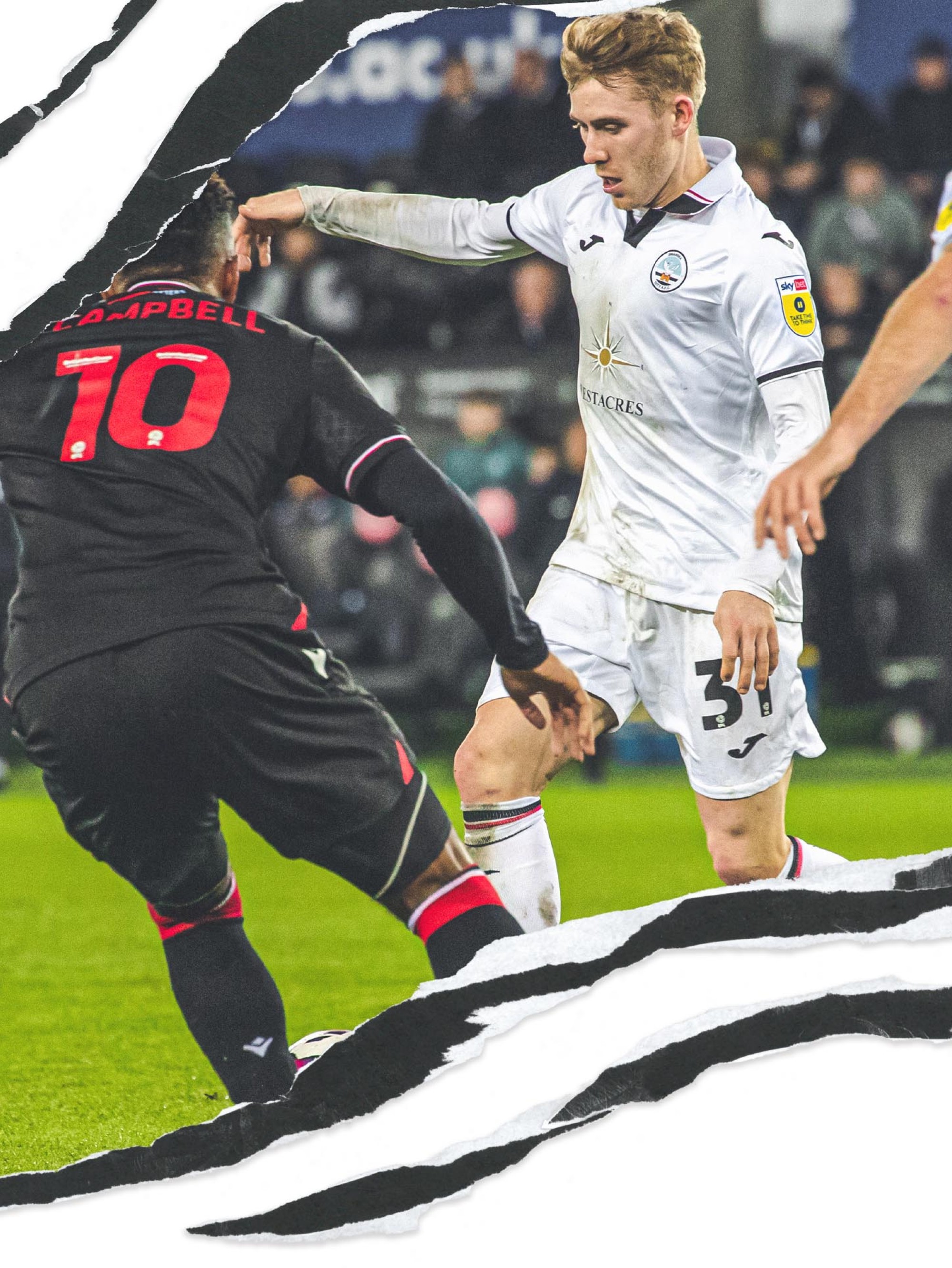 Rotherham Match Report, Ollie Cooper Takes on Stoke's Campbell