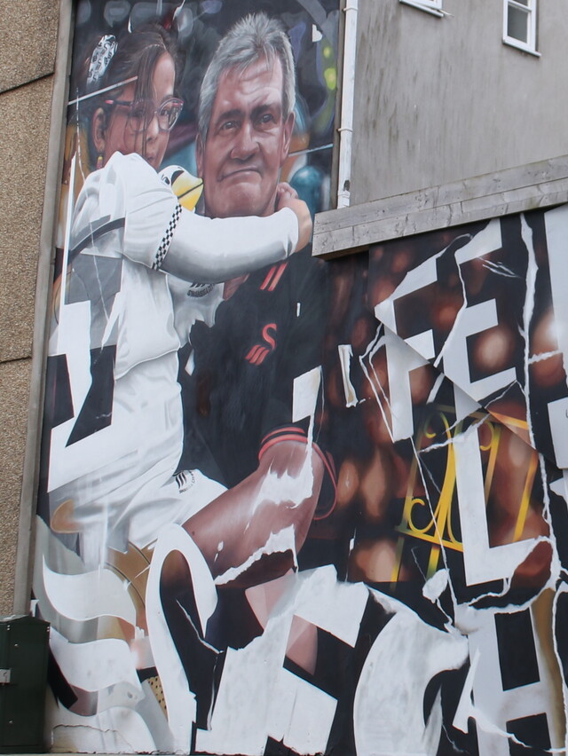 Swansea City mural 