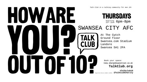 Talk Club graphic: How are you? Out of 10?