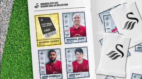 Sticker book graphic