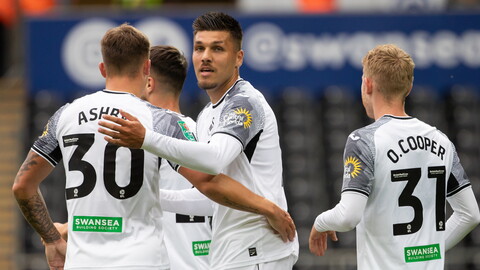 Joel Piroe Celebrates.