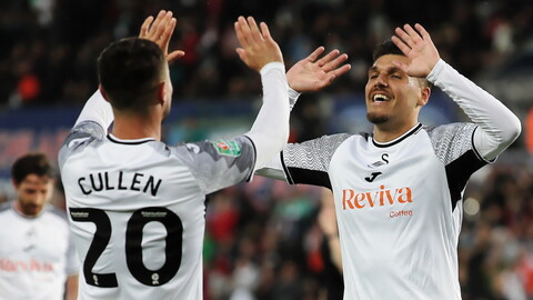 Joel Piroe and Liam Cullen Celebrate