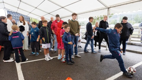 fan zone at birmingham City home match