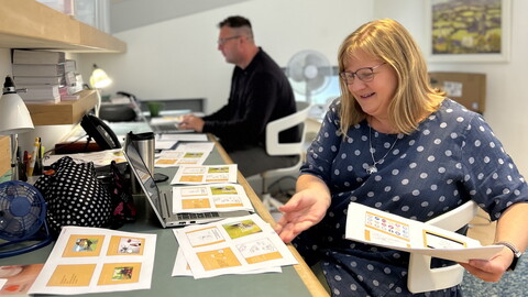 Dr Susie Black working at Maggie's 