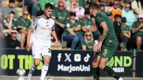 Plymouth away Liam Cullen