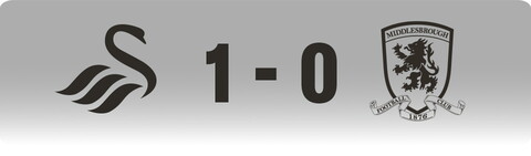 Swansea City 1, Middlesbrough 0