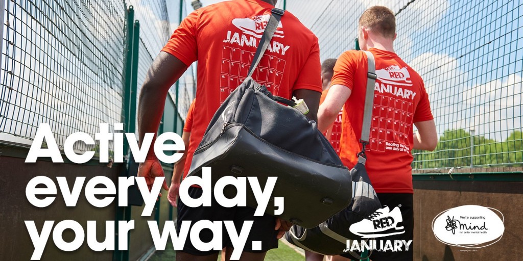 Sign up for Mind’s RED January Challenge | Swansea